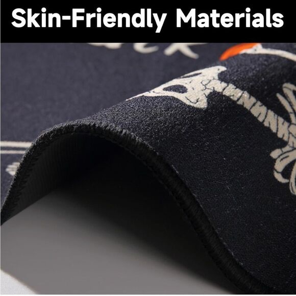 Skull Pumpkin Halloween Bath Mat - Trick Or Treat Bathroom Rug, Non-Slip - Picture 3 of 6